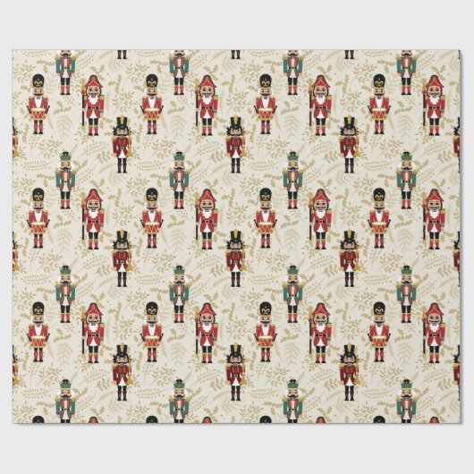 Whimsical Nutcracker Cadeaupapier (Vlak)