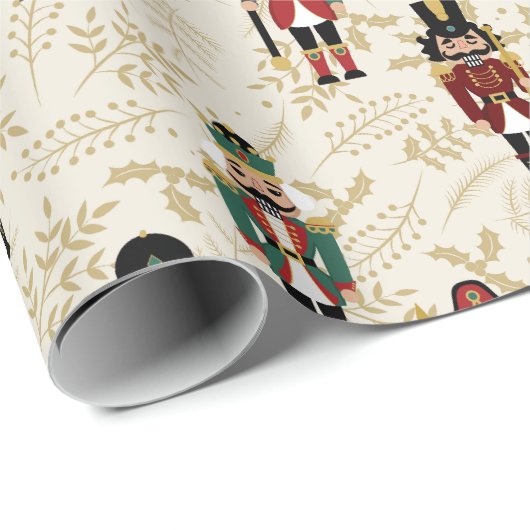 Whimsical Nutcracker Cadeaupapier (Rol Hoek)