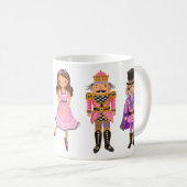 Whimsical Nutcracker Sugar Plum Fairy Clara Koffiemok (Voorkant rechts)