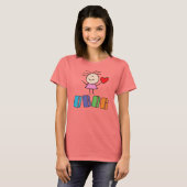 Whimsical Oboe T-shirt (Voorkant volledig)