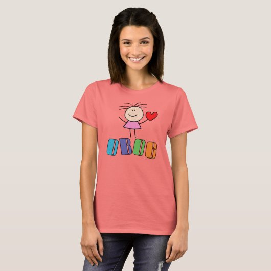 Whimsical Oboe T-shirt (Voorkant volledig)