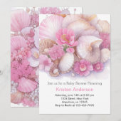 Whimsical Ocean Boho Bliss Meisje Baby shower Kaart (Voorkant / Achterkant)