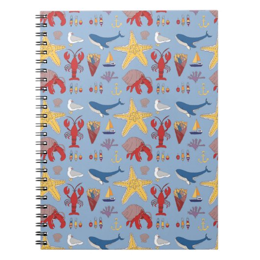 Whimsical Ocean Notitieboek (Voorkant)