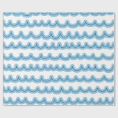Whimsical Ocean Waves Cadeaupapier (Vlak)