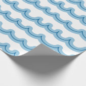 Whimsical Ocean Waves Cadeaupapier (Hoek)