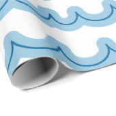 Whimsical Ocean Waves Cadeaupapier (Rol Hoek)