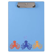 Whimsical Octopus Klembord (Voorkant)