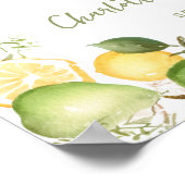 Whimsical Off the Market Bruidsfeest Verwelkoming Poster (Hoek)