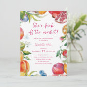 Whimsical Off The Market Farmers Vrijgezellenfeest Kaart (Staand voorkant)