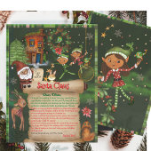 Whimsical Official Letter from Santa Desk with Elf