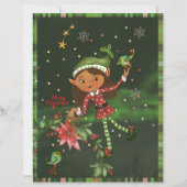 Whimsical Official Letter from Santa Desk with Elf (Achterkant)