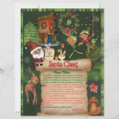 Whimsical Official Letter from Santa Desk with Elf (Voorkant)