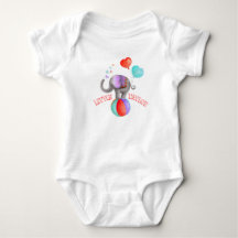 Whimsical olifant grey circus waterverf naam