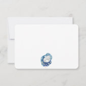 Whimsical Olifant Twinkle Little Star Baby shower Bedankkaart (Achterkant)