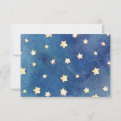 Whimsical Olifant Twinkle Little Star Baby shower Bedankkaart (Achterkant)