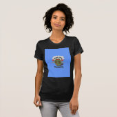 Whimsical "Olive My Heart" Grappig gezichtsontwerp T-shirt (Voorkant volledig)