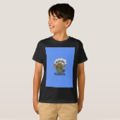Whimsical "Olive My Heart" Grappig gezichtsontwerp T-shirt (Voorkant volledig)