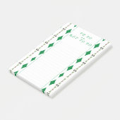 Whimsical om al dan niet pauw te doen post-it® notes (Schuin)