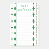 Whimsical om al dan niet pauw te doen post-it® notes (Voorkant)