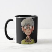 Whimsical Oma – Kind Ones Vintage Elegantie Mok (Links)