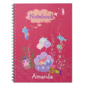 Whimsical Onder de Zee Notitieboek (Voorkant)
