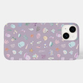 Whimsical Onder het Zee Beachy Pastel Seashells Case-Mate iPhone Case (Achterkant (horizontaal))
