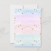 Whimsical Onder het Zee Birthday Party Script Bedankkaart (Achterkant)