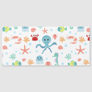 Whimsical onderwater zeedieren