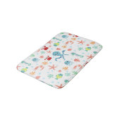 Whimsical onderwater zeedieren badmat (Gekanteld)
