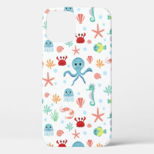 Whimsical Onderwater Zeedieren Case-Mate iPhone Case