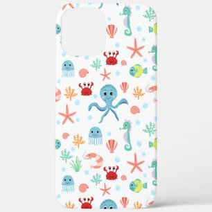 Whimsical onderwater zeedieren Case-Mate iPhone case