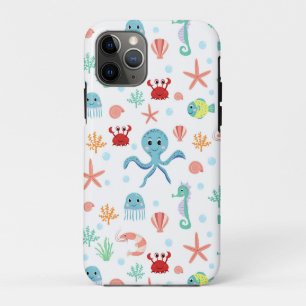 Whimsical Onderwater Zeedieren Case-Mate iPhone Case