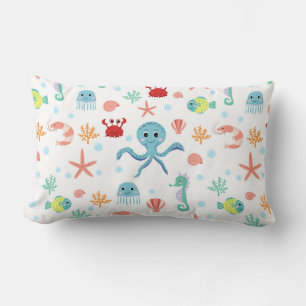Whimsical onderwater zeedieren kussen