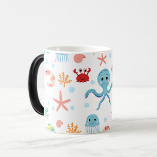 Whimsical onderwater zeedieren magische mok