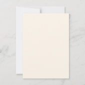 Whimsical Ongewone Handgeschreven Boog Tafelnummer (Achterkant)