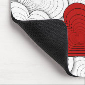 Whimsical Onion Hearts Illustratie Muismat (Hoek)