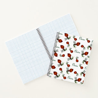 Whimsical Onion Pattern Notebook Notitieboek