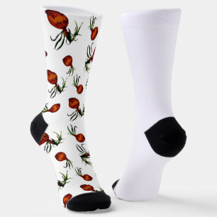Whimsical Onion Pattern Sokken