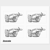 Whimsical Onthouden String op Finger Refrig Rechthoekige Sticker (Vel)