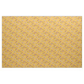 Whimsical Oranje Ecru Moths Stof (Fat Quarter)