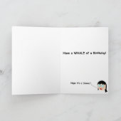 Whimsical Orca, heb een walvis van een verjaardag Kaart (Binnen)