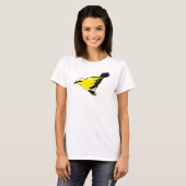 Whimsical Oriole Bird T-shirt (Voorkant volledig)