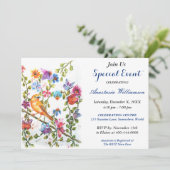 WHIMSICAL OUTDOOR PARTY EVENT UITNODIGEN KAART (Staand voorkant)