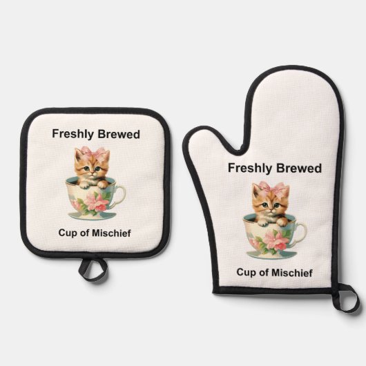 Whimsical Ovenwant & Pannenlap Set (Voorkant)