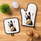 Whimsical Ovenwant & Pannenlap Set (Top down)