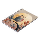 Whimsical Owl Autumn Moon Notitieboek (Linkerzijde)