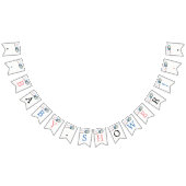 Whimsical Owl Baby shower Vlaggetjes (Alle)