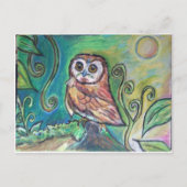 Whimsical Owl Briefkaart (Voorkant)