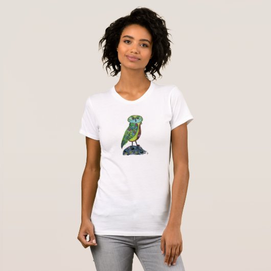 Whimsical Owl Custom T-shirt (Voorkant volledig)