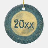 Whimsical Owl Family Christmas Eve Baby Owlet Keramisch Ornament (Achterkant)